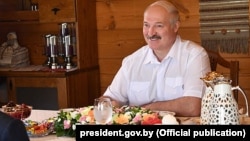 Аляксандар Лукашэнка ў сваёй рэзыдэнцыі, 2018 год