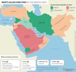 INFOGRAPHIC: Iran's Allies And Foes In The Middle East