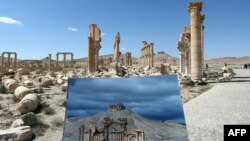 Palmira - qytet antik i Sirisë, i shkatërruar nga militantët e të ashtuquajturit Shtet Islamik.