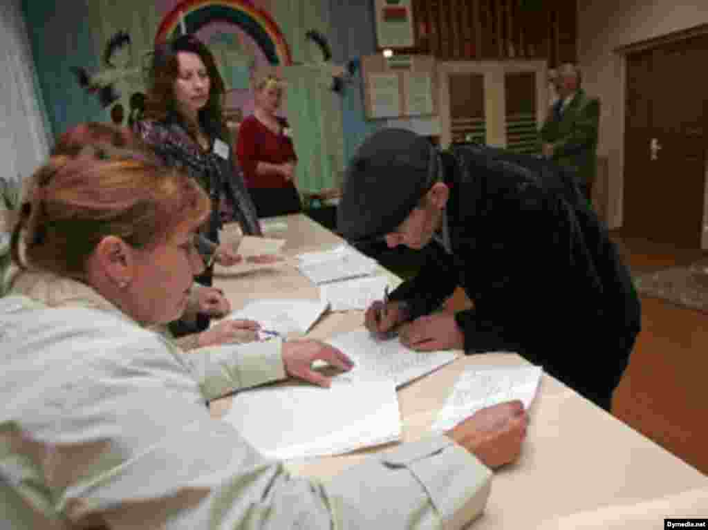 Голосование в Белоруссии, 28 сентября 2008 года