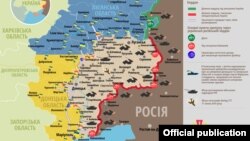 Ситуація в зоні бойових дій на Донбасі, 12 листопада 2019 року. Інфографіка Міністерства оборони України