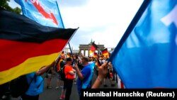Берлиндеги митингдер. 27-май, 2018-жыл. 