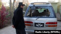 The five women were inside this car when they were attacked by gunmen near the Kandahar airport on December 17, 2016.