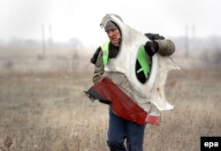 Абломкі самалёта былі раскіданыя ў радыюсе некалькі дзясяткаў кілямэтраў