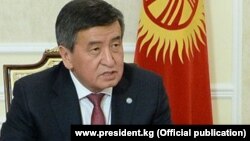 Президент Кыргызстана Сооронбай Жээнбеков.