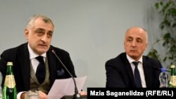 Основатели политического объединения «Лело для Грузии» Мамука Хазарадзе и Бадри Джапаридзе