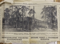 The Polish-language newspaper that ran the same photo without Tsetnarovsky’s retouching.