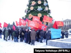 Митинг левой оппозиции в защиту науки и образования в Петербурге. 1 декабря 2013
