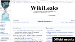 General -- WikiLeaks's website, undated