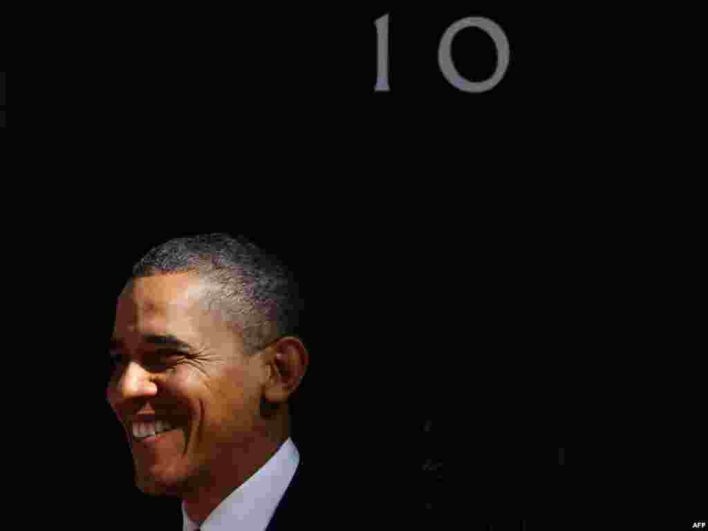 Velika Britanija - Predsjednik Obama na svojoj šestodnevnoj europskoj turneji, London, 25.05.2011. Foto: AFP / Adrian Dennis