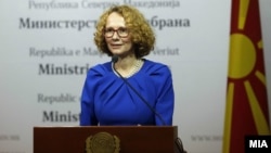 Министерката за одбрана Радмила Шекеринска