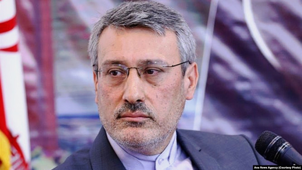 File Photo - Hamid Baeidinejad, an Iranian top diplomat who serves as the Ambassador to the United Kingdom, was a member of nuclear negotiation team, during a conference in Tehran, on Monday April 13, 2015.