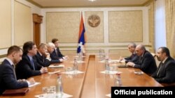 Բակո Սահակյանն ընդունում է ԵԱՀԿ Մինսկի խմբի համանախագահներին: 30-ը հոկտեմբերի, 2018 թ․