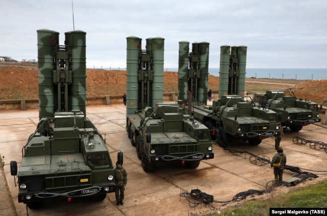 Зенітний ракетний комплекс С-400 «Триумф» у Криму, архівне фото