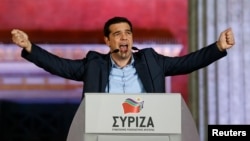 Лидер коалиции СИРИЗА Алексис Ципрас