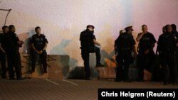 Полиция на месте стрельбы в Торонто
