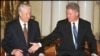 Барыс Ельцын і Біл Клінтан у Хэльсынкі, 1997