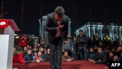 Лидерот на СДСМ Зоран Заев на собирот по изборите, Скопје, 11.12.2016.