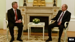 Средба на претседателот Ѓорге Иванов со претседателот на Русија Владимир Путин(
