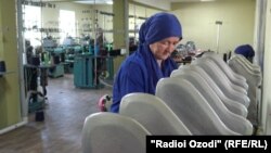 Fabrika za proizvodnju čarapa u Tadžikistanu