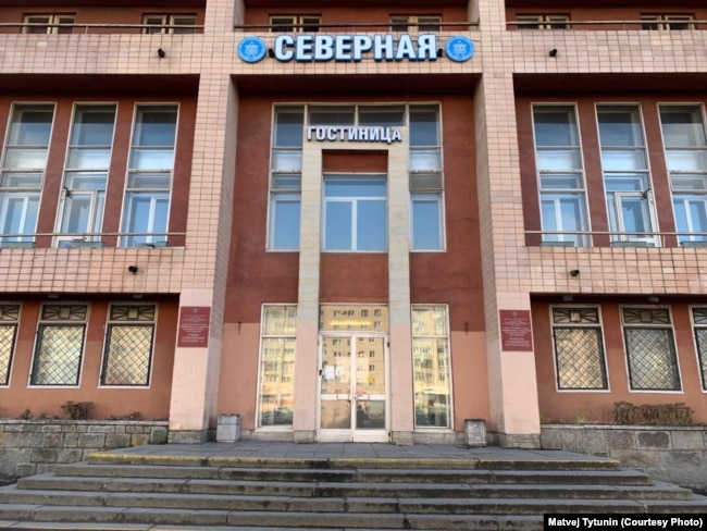 Общежитие, закрытое на карантин из-за коронавируса