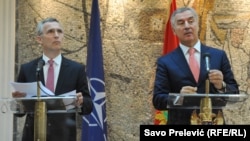 Jens Stoltenberg i Milo Đukanović