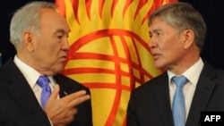 Президенты Казахстана и Кыргызстана в Бишкеке, 22 августа