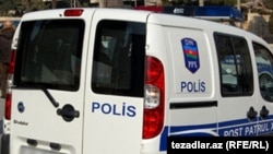 Azerbaijan -- police car Baku
