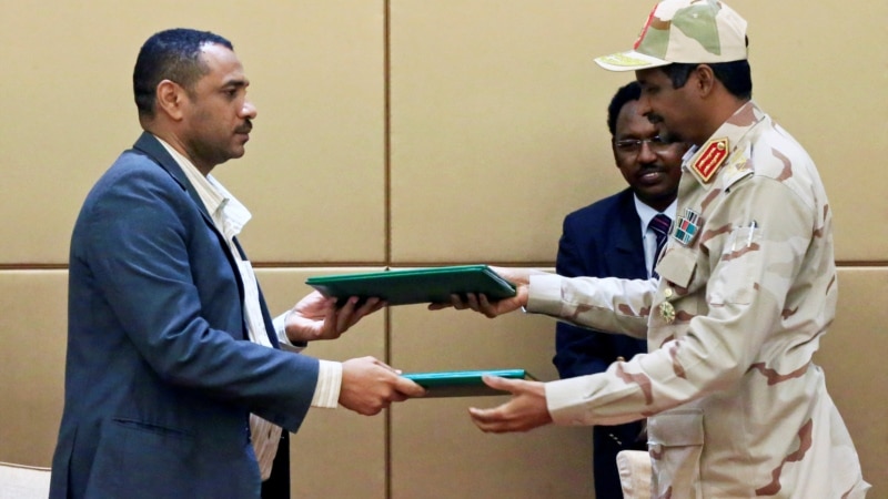 ائتلاف مخالف و اردوی سودان توافق‌نامه تقسیم قدرت را امضا کردند
