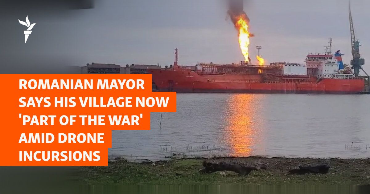 Romanian Mayor Says His Village Now 'Part Of The War' Amid Russian Drone Incursions