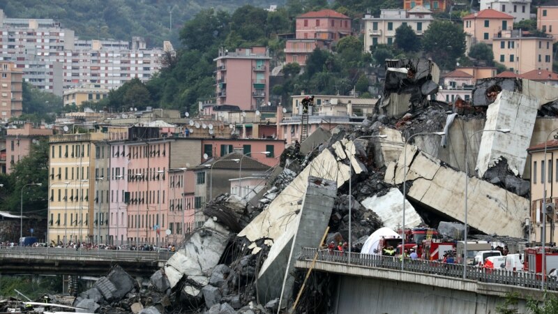 Իտալիայում կամրջի փլուզման հետևանքով զոհվել է առնվազն 22 մարդ