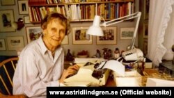 İsveç yazarı Astrid Lindgren.