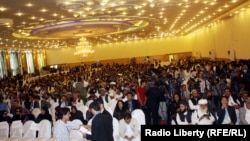 انځور له ارشیف څخه ـ د افغانستان د حکومت کیڼ اړخو سیاسي ګوندونو ائتلاف اعلان .