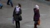 Belarus - People wearing masks to protect themselves against COVID-19. Minsk, 20Mar2020