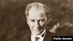 Mustafa Kemal Ataturk, the founder of the Turkish Republic. Insulting Ataturk - or the idea of 'Turkishness' - is a crime in Turkey. 