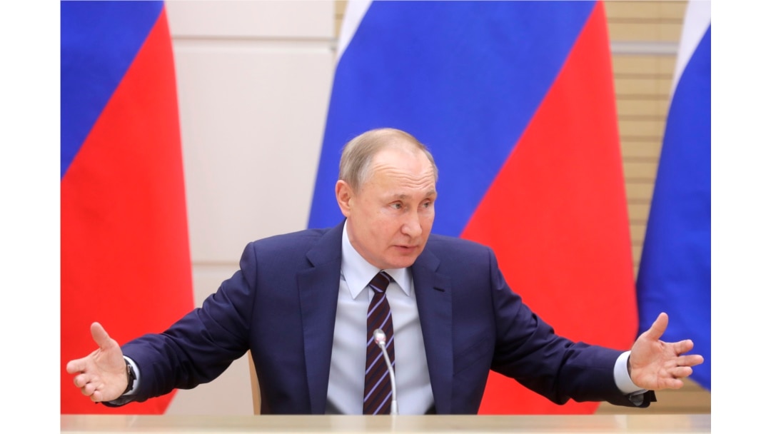 Russian President Vladimir Putin: "War? What war?"