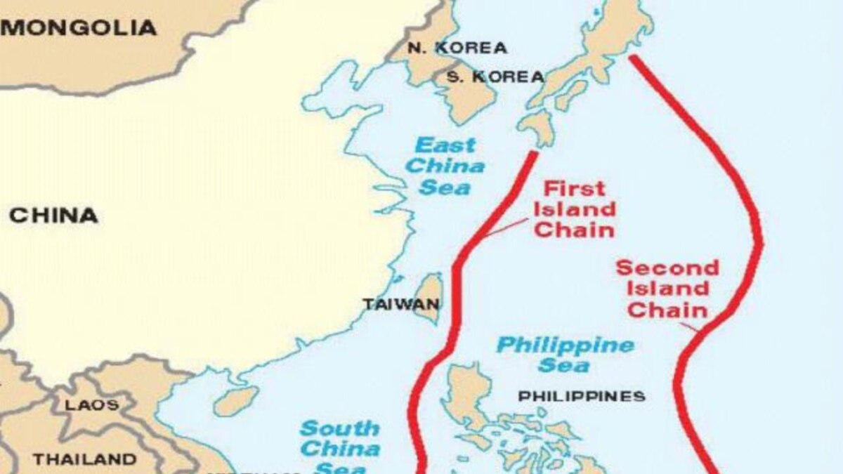 The first island. Island Chains. First and second Island Chains. Первая островная цепь. Три линии островных цепи Китая.
