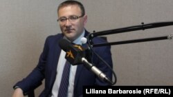 Deputatul Roman Boțan în studioul Europei Libere la Chișinău