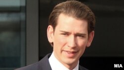 Австрискиот министер за надворешни работи Себастијан Курц 