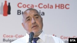 Премиерът Бойко Борисов по време на откриването на нови производствени мощности в Костинброд
