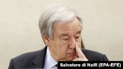Secretarul general ONU Antonio Guterres
