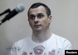 Ukrainian film director Oleh Sentsov was given a 20-year sentence on terrorism charges by a Russia court in 2015.