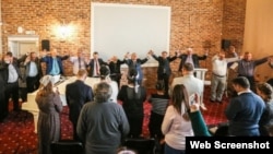 Молитвенный дом баптистов в России, архивное фото 