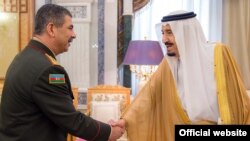 Zakir Həsənov Səudiyyə kralı Salman bin Abdulaziz Al Saud ilə görüşüb
