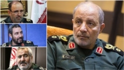 The commander of IRGC’s second regional HQ in the Northwest of Iran “Ashoura”, Mohammad Taghi Osanlou and his under command provincial IRGC commanders Abedin Khorram (East Azarbaijan), Jalil Babazadeh (Ardabil), and Jahanbakhsh Karami (Zanjan).