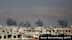 Последствия авиаудара в Сирии. Иллюстративное фото.
