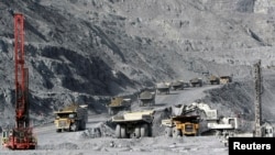 A general view of the Kumtor gold mine in Kyrgyzstan (file photo)