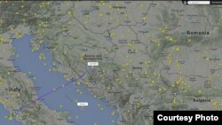 Putanja papinog aviona od Rima do Sarajeva
