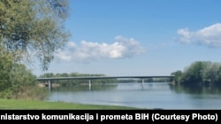 Prekogranični most Svilaj koji spaja Bosnu i Hercegovinu i Hrvatsku, 15. april 2020. godine 