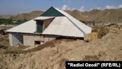 Последствия схода селевого потока в районе Хуросон, 15 мая 2020 года